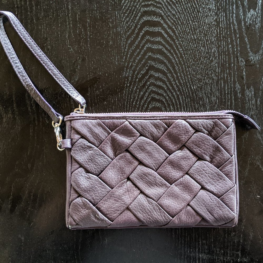 Cole Haan Leather Large Wristlet